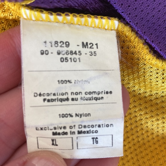 Shaquille O'Neal #34 Vintage 90s Y2K Basketball Jersey LA Lakers Champion XL - Picture 7 of 10